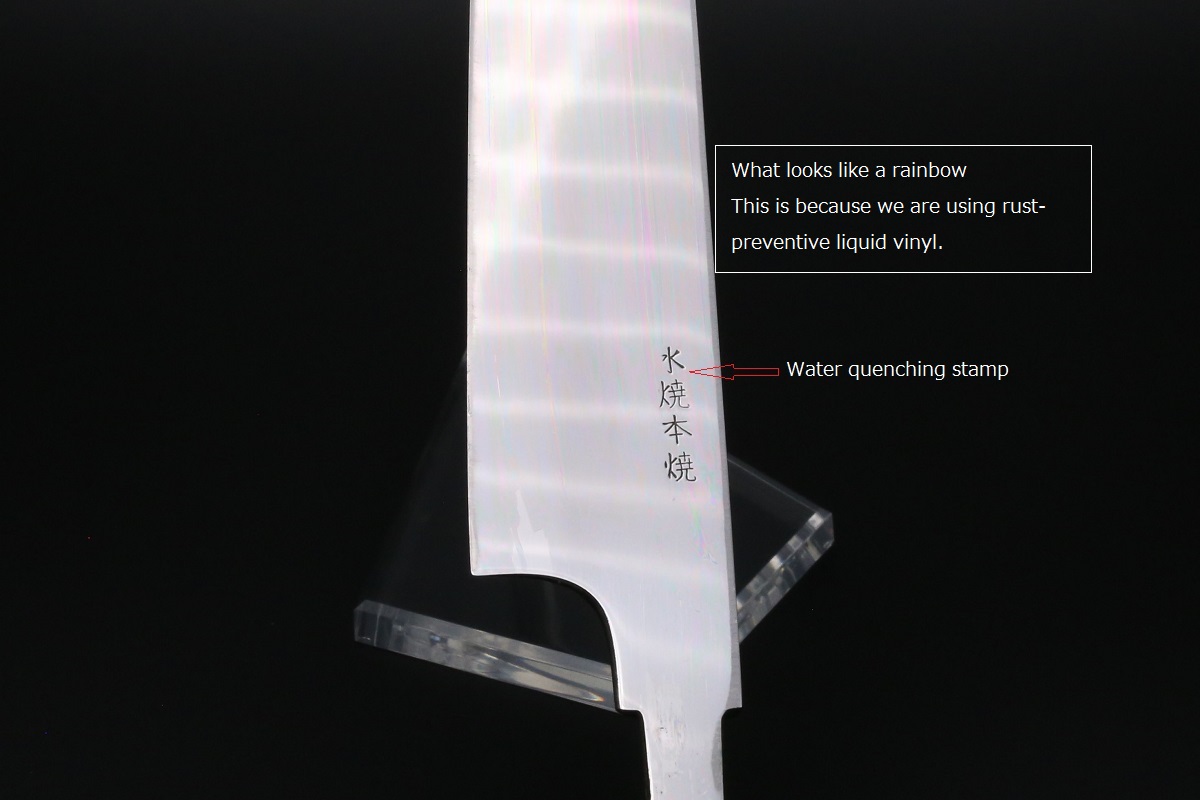 切付柳刃 白二鋼 水本焼-歌舞伎ナイフ