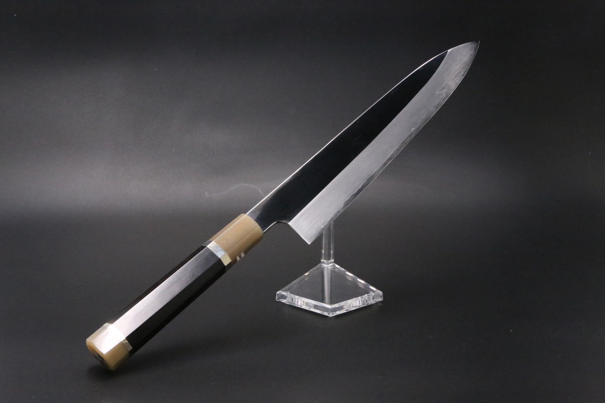 源正金 牛刀 270mm 日本鋼 黒丹