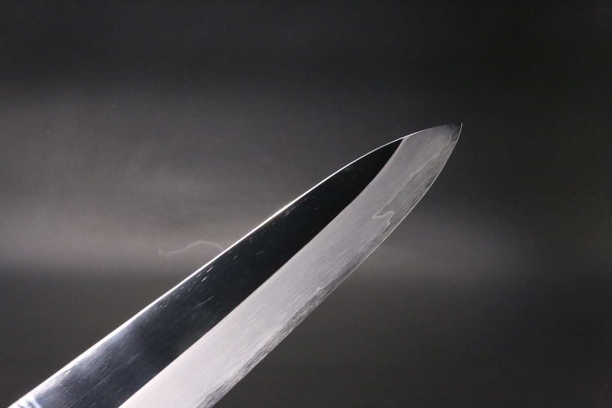 和牛刀 V金10号 割込み 270mm 両鏡面仕上げ 黒檀柄 中川悟志作-歌舞伎