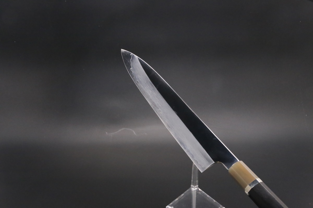和牛刀 V金10号 割込み 270mm 両鏡面仕上げ 黒檀柄 中川悟志作-歌舞伎