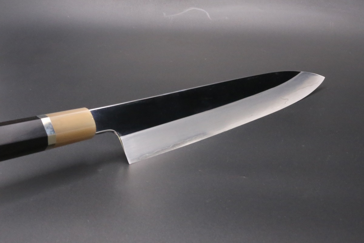 和牛刀 V金10号 割込み 270mm 両鏡面仕上げ 黒檀柄 中川悟志作-歌舞伎