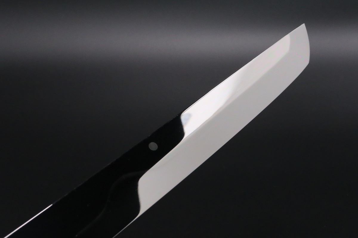 池田美和氏蛸引 先丸水本焼 白一鋼全鏡面尺ー寸包丁堺刃物