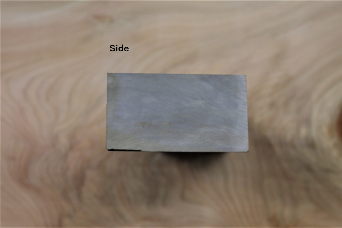 天然砥石 京都府 高島明覚谷 浅黄 マルキ印 1.936kg-歌舞伎ナイフ