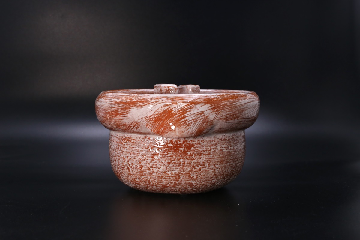 黑楽二合御飯鍋　雲井釜 雲井窯 御飯鍋 黒楽（2合炊き） 雲井窯 ご飯鍋 2合 土鍋