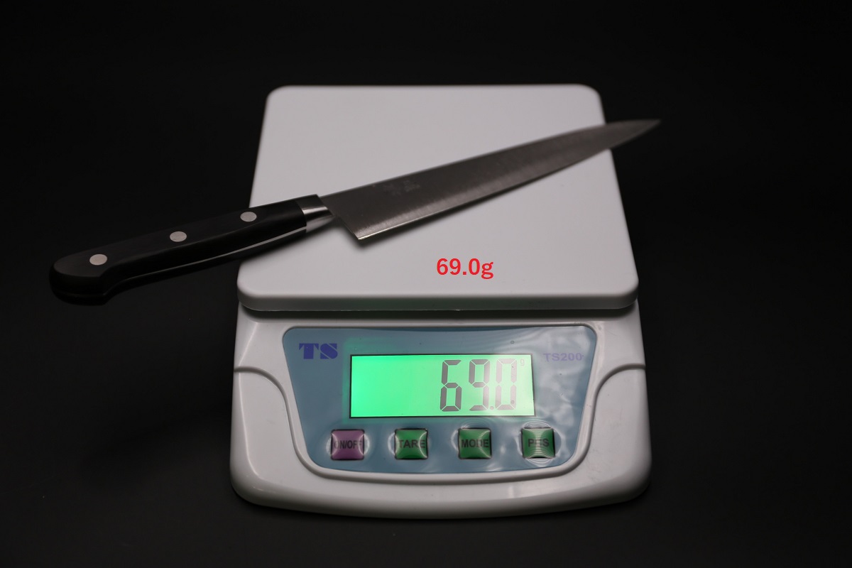 ペティナイフ スエーデン鋼 150mm 手研ぎ銀香 芦刃物製-歌舞伎ナイフ