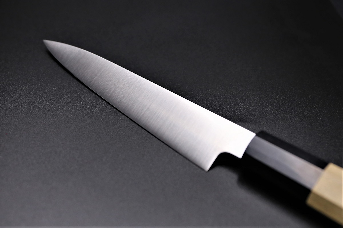 ペティナイフ スエーデン鋼 150mm 手研ぎ 銀香 芦刃物製-歌舞伎ナイフ