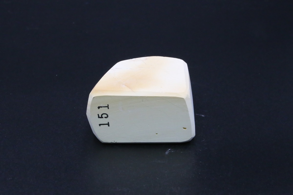 純三河 白 天然名倉砥石 天上 特級 151g-歌舞伎ナイフ