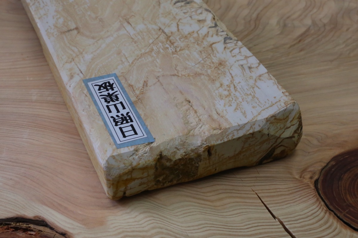 天然砥石 京都 日照山 巣板 蓮華 774g-歌舞伎ナイフ