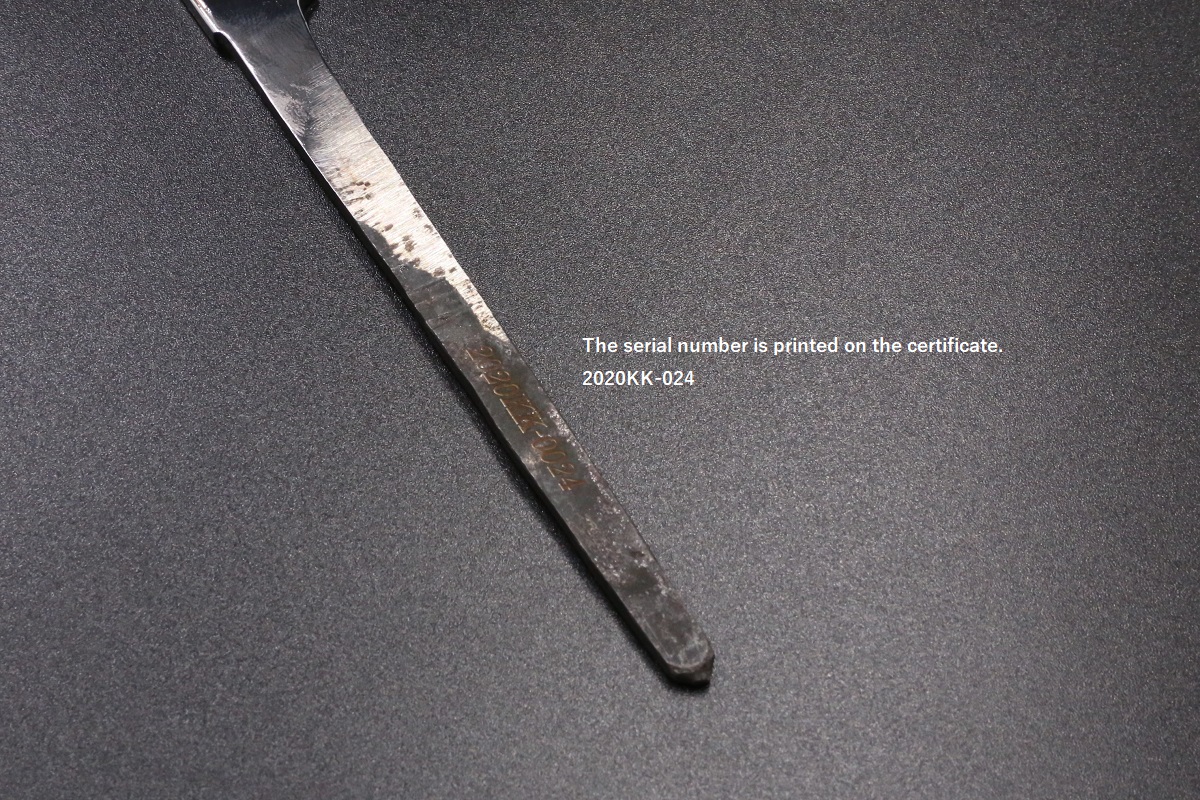 先丸蛸引 白一鋼 300mm 水本焼 全鏡面 富士掛かり満月 裏三日月 先丸蛸引 白一鋼 300mm 水本焼 全鏡面 富士掛かり満月 裏三日月