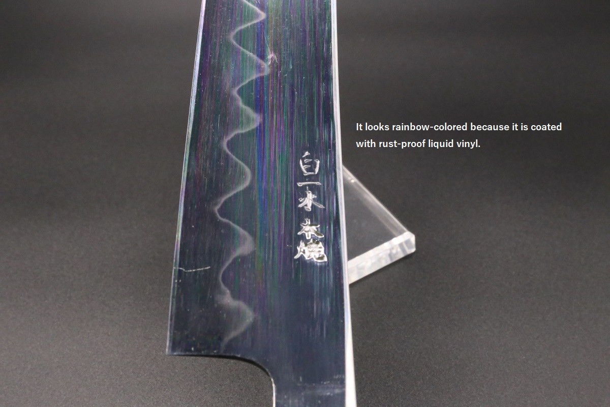 切付柳刃 白一鋼 390mm 水本焼 全鏡面仕上げ 八角黒檀柄 黒檀鞘 切付柳刃 白一鋼 390mm 水本焼 全鏡面仕上げ 八角黒檀柄 黒檀鞘