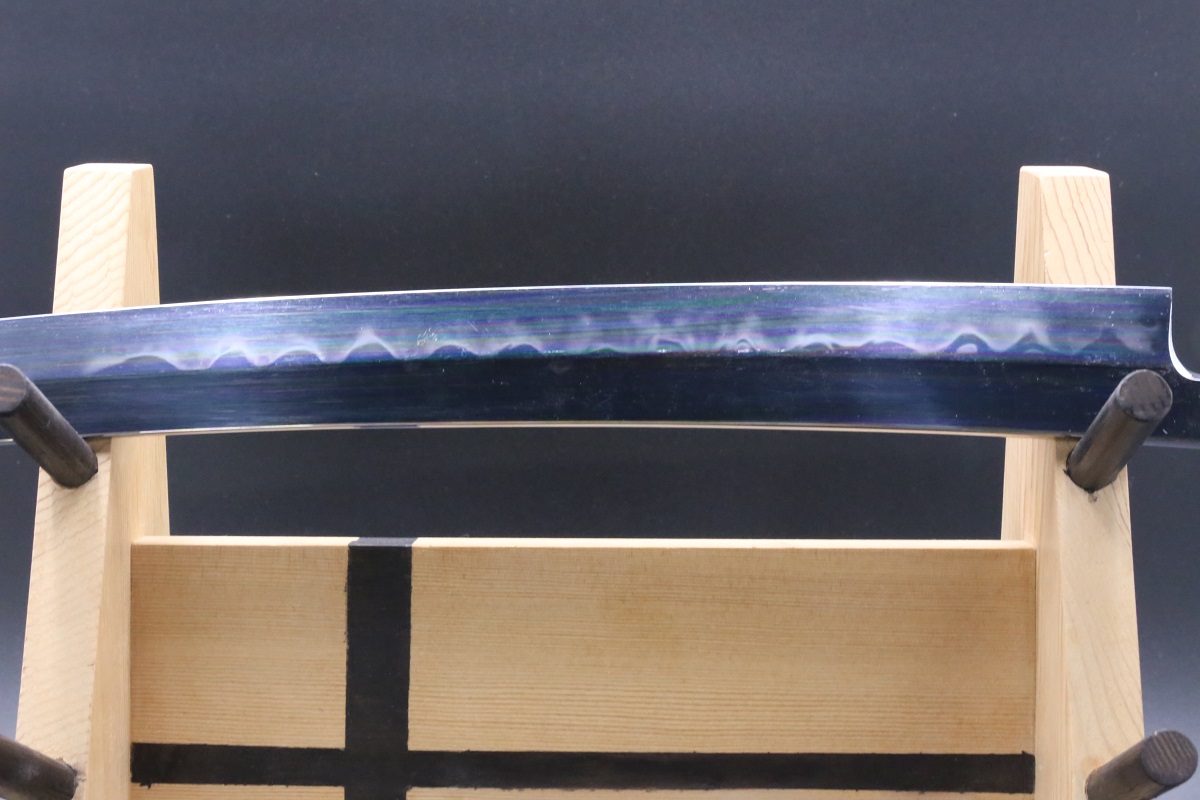 先丸蛸引 白一鋼 390mm 全鏡面仕上げ 八角黒檀柄 黒檀鞘付き 平泰明作