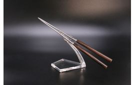 Stainless steel chopsticks-Moribashi-Ebony