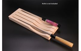 Beechwood Knife block horizontal stand