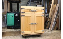 wooden refrigerator