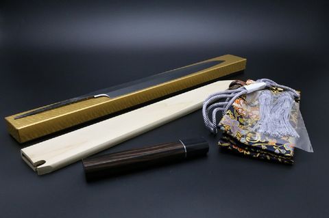 切付柳刃 白二鋼 水本焼