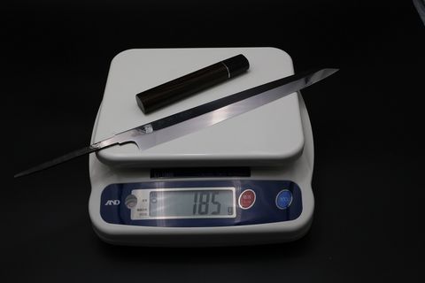 切付柳刃 白二鋼 水本焼-歌舞伎ナイフ