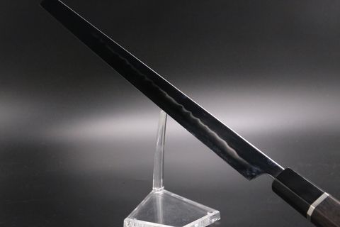 池田辰男作　水焼き本焼き　剣型蛸引き　330ミリ 池田辰男作 水焼き本焼き 剣型蛸引き 330ミリ