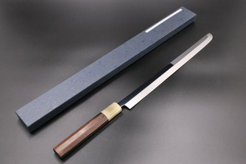 Takohiki Sakimaru Shirogami-1 (WS#1) 330mm Mizu Honyaki By Ikeda Yoshikazu